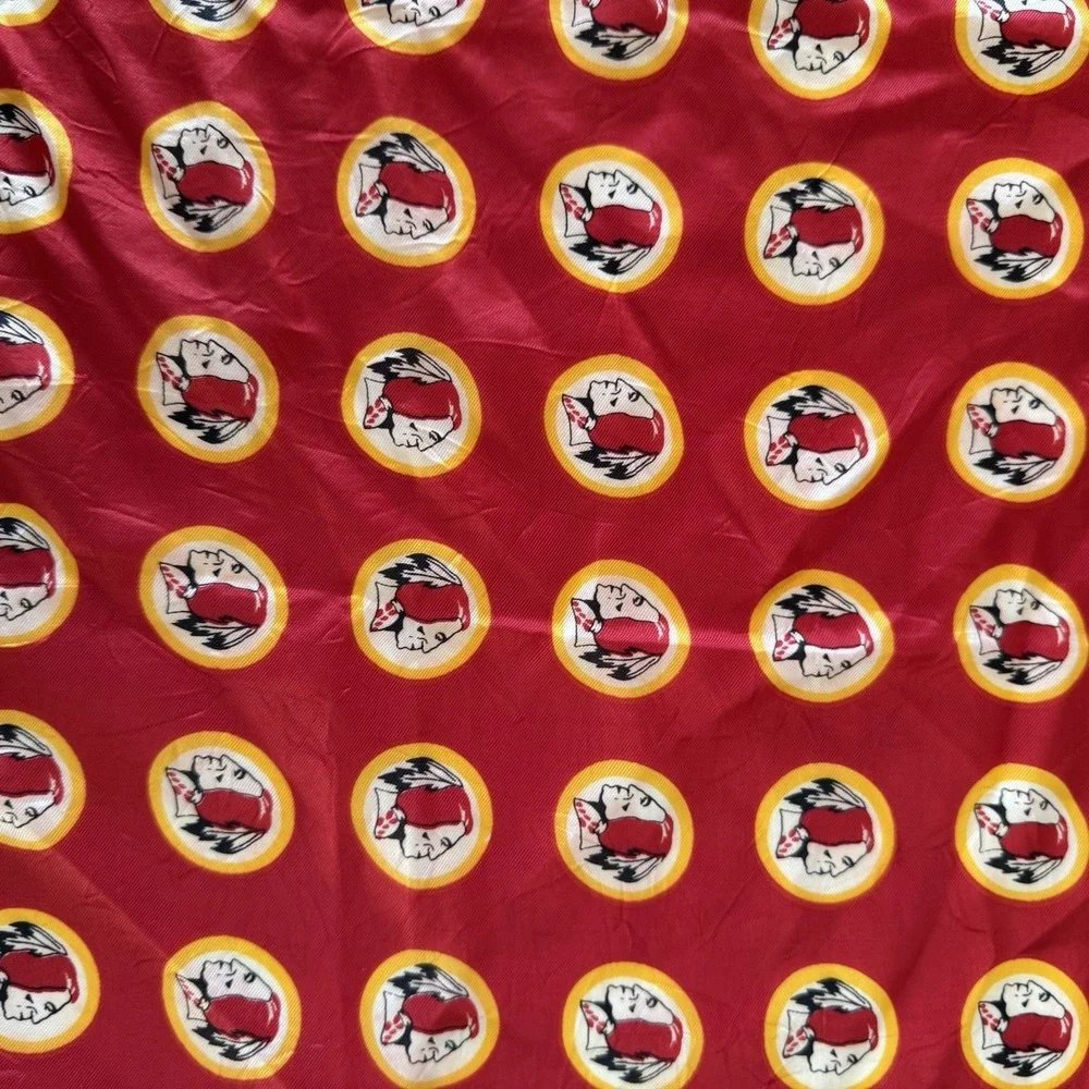 Vintage 1974 NFL Washington Redskins Square Bandana Scarf Acetate Japan Rare!